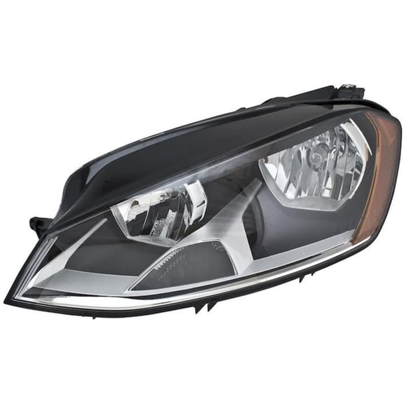 OEM Grade Headlight Assembly Compatible with 2015-2016 Volkswagen Golf e-Golf GTI Golf R Left Driver Side 1.4L 2.0L I4 EA211 EA888 HALOGEN H57011956231 147HP
