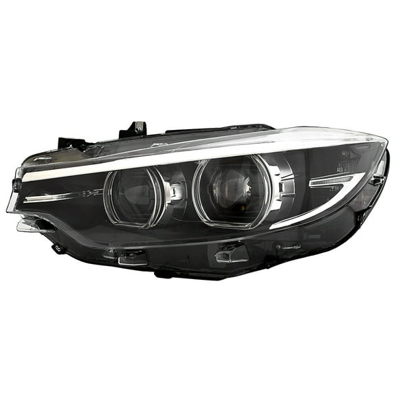 New Left Led Headlight Compatible With Bmw 430I 440I Xdrive M4 Base Convertible 2018 2019 2020 by Part Number 63-11-7-478-155 63117478155 BM2518182