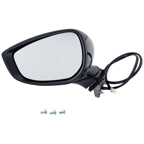 OEM Grade Door Mirror Compatible with 2019-2021 Mazda 3 Left Driver Side 2.5L I4 PY-VPS 191HP Replaces MA1320232 BENF69181F-PFM BENF69181FPFM MZ122EL MZ122EL
