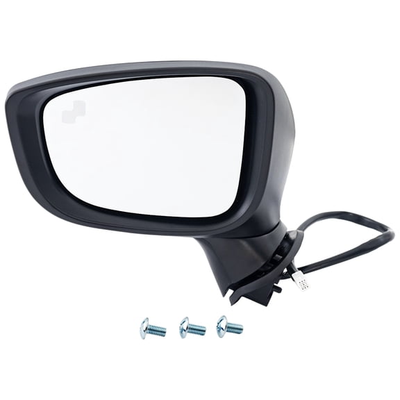 Side Mirror Compatible with 2017-2018 Mazda 3 3 Sport 2.0L 2.5L I4 PE-VPS PY-VPS Left Driver Side 184HP Replaces BACR69181A-PFM BACR69181APFM MZ118EL MA1320185 MZ118EL