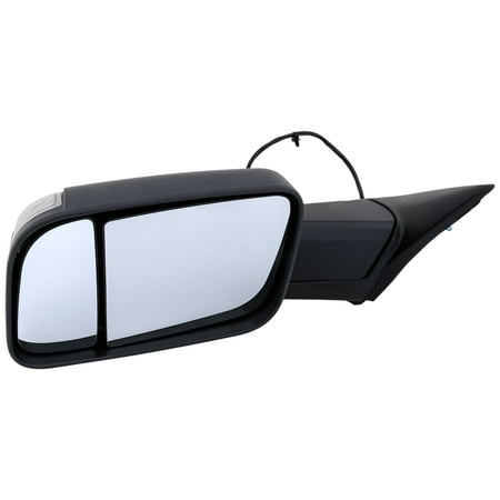 OEM Grade Door Mirror Compatible with 2019-2024 Ram 1500 Left Driver Side 3.6L 5.7L V6 Hellcat 305HP Replaces 68493429AA-PFM 68493429AAPFM DG186EL-S DG186ELS DG186EL-S