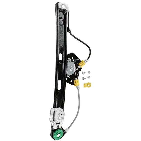 Rear Left Power Window Regulator Without Motor Compatible with 1999-2005 BMW 323i 2.5L (99-00) 325i 2.5L (01-05) 325xi (01-05) 328i 2.8L (99-00) 330i 3.0L M 3.0L (05) 330xi BM1550101