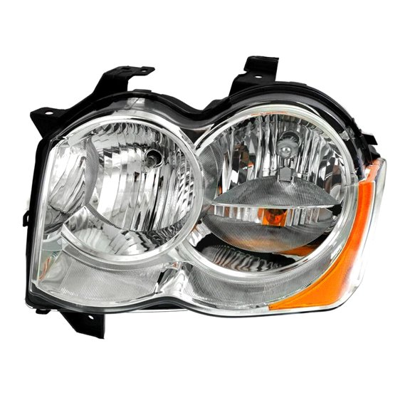 New Left Side Halogen Headlight Compatible With Jeep Grand Cherokee Srt8 Sport 2008-2010 by Part Number 55157483AE 55157483AE CH2518131