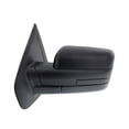 thumbnail image 1 of New Left Manual Door Mirror Compatible with 2011-2014 Ford F-150 XL STX Regular Cab SuperCab SuperCrew Non-Heated Textured Black Standard Type BL3Z17683AA BL3Z-17683-AA V6 V8, 1 of 3