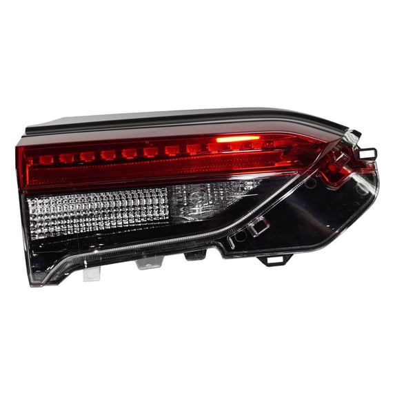 New Left Driver Side Inner LED Tail Light Compatible with 2019-2024 Toyota RAV4 All Trims 2.5L I4 SUV AWD FWD Trunk Mounted With Bulb DOT SAE 81590-0R060 815900R060