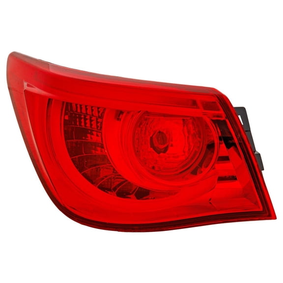 Taillight Assembly Compatible with 2016-2017 INFINITI Q-50 Replaces IN2804107 26555-4HB0C 265554HB0C 11-6650-90