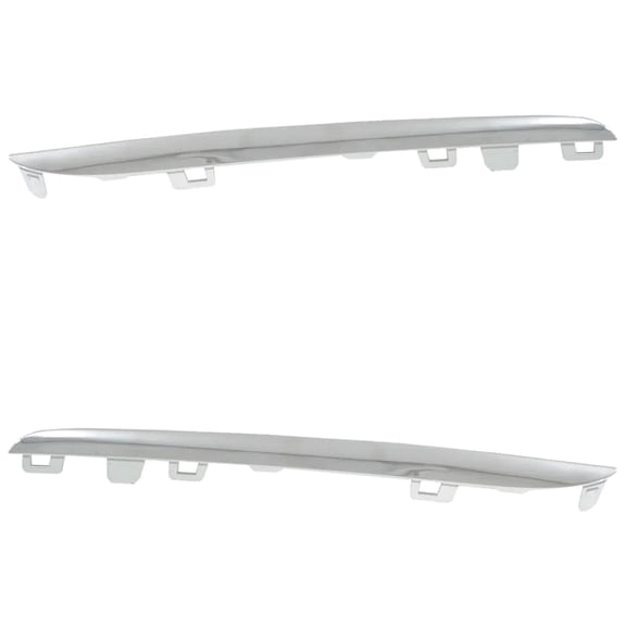 New Left Upper and Right Upper Grille Trim Compatible With Mercedes Benz C400 4Matic C300 4Matic 2015-2018 By MB1212103 MB1213103 2058880173 2058880373