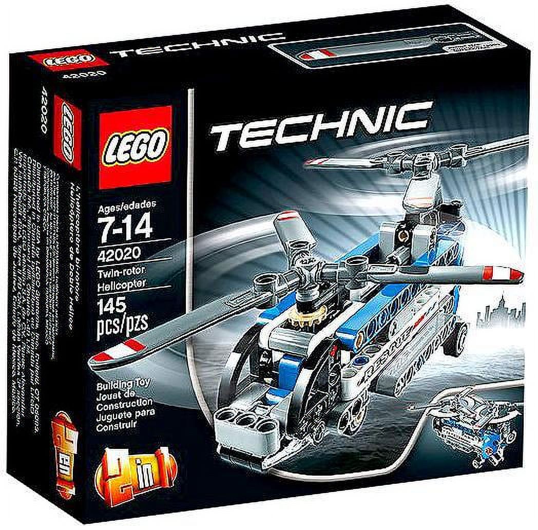 New Lego Building Toy Technic Twin-Rotor Helicopter Model Kit 145-Piece 42020 ! - image 1 of 6