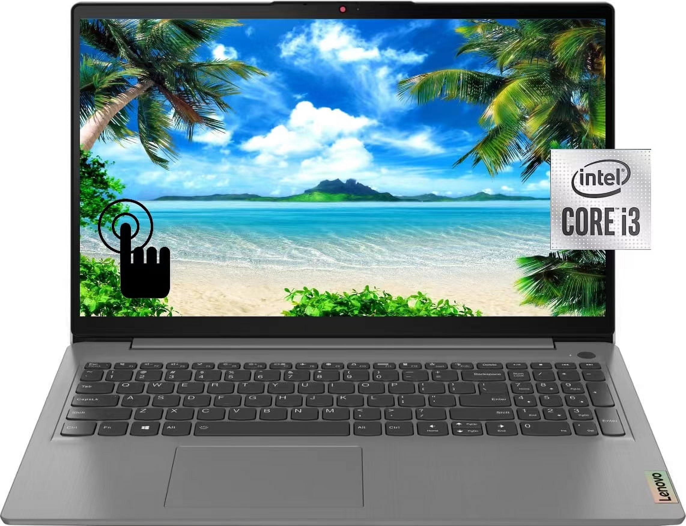 New Lenovo Ideapad 3i Laptop, 15.6" FHD Touchscreen,Intel Core i3-1115G4, 8GB RAM 512GB SSD,Webcam, HDMI,Wi-Fi, BT 5.1, USB,Windows 11 Pro in S mode,Arctic Grey