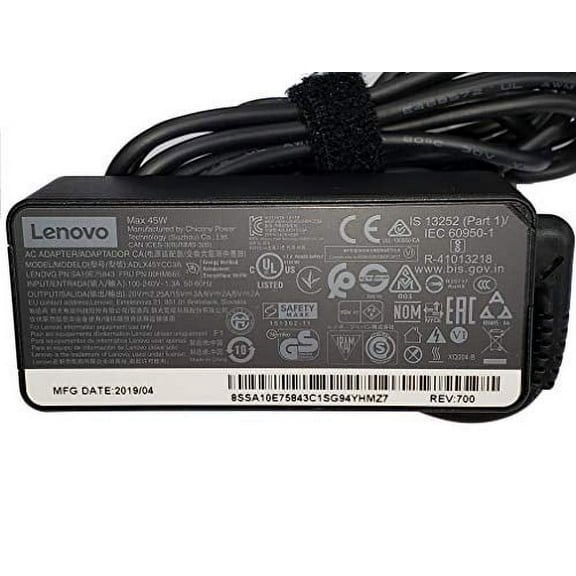 Laptop Charger 45W watt USB Type C AC Power Adapter - ThinkPad Yoga Miix,X280 T480 T480s T580 E480,MIIX5 Pro,X1 Carbon 2017 2018,X1 Tablet