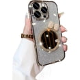 thumbnail image 1 of New with Lens Film Glitter Phone case, Cute Girl, with or Without Lanyard, can be Used as a Makeup Mirror, for iPhone 15 14 13 12 11 Pro Max Plus Phone Case (P4,iPhone 14 Pro Max), 1 of 8