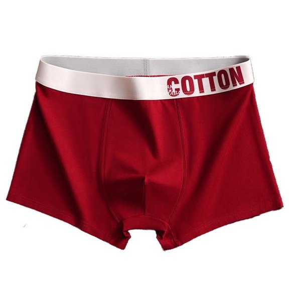 New Letter Inner Crotch Men's Underwear Loose Comfortable Breathable Youth Four Cornered Shorts