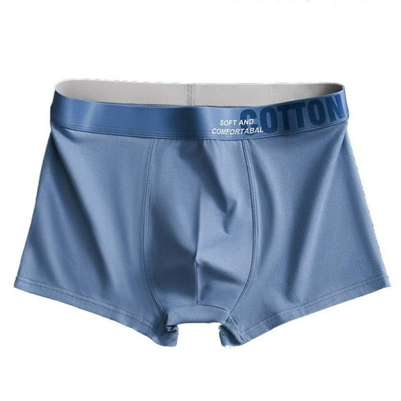 New Letter Inner Crotch Men's Underwear Loose Comfortable Breathable Youth Four Cornered Shorts