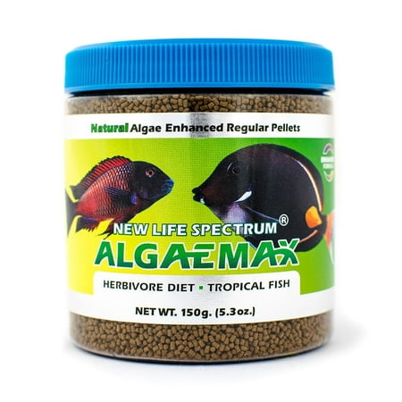 New Life Spectrum AlgaeMax Tropical Fish Food Pellets, 150 g