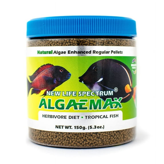 New Life Spectrum AlgaeMax Tropical Fish Food Pellets, 150 g