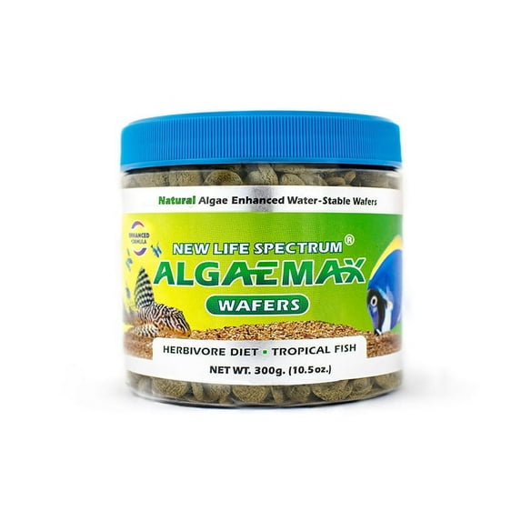 New Life Spectrum AlgaeMax Tropical Fish Food Wafers, 10.5 oz