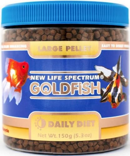 New Life Spectrum Goldfish Daily Diet Fish Food Pellets for Large Fish, 150 g