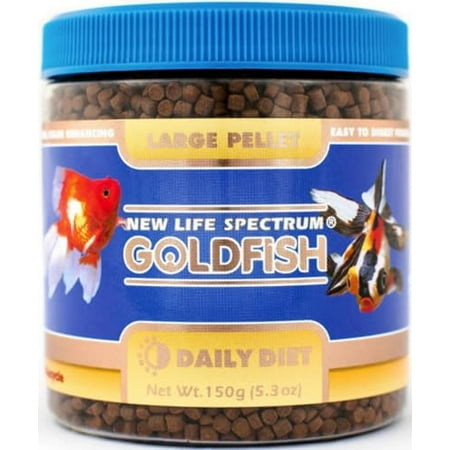 New Life Spectrum Goldfish Daily Diet Fish Food Pellets for Large Fish, 150 g
