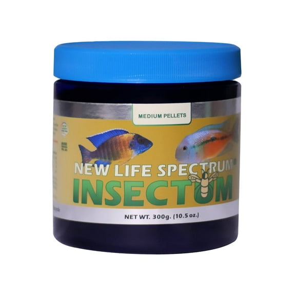 New Life Spectrum Insectum Medium Pellets Select Size:: 300 gram Jar