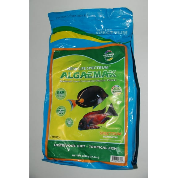 New Life Spectrum Naturox Series - AlgaeMax Regular Sinking Pellet (1mm-1.5mm) 2200g