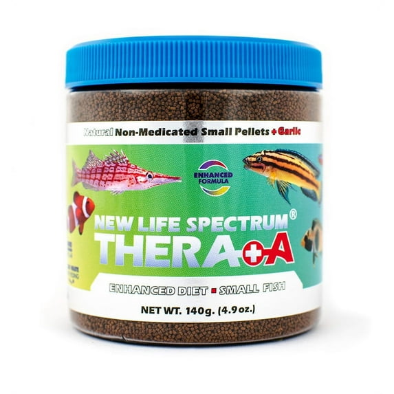 New Life Spectrum Thera A Enhanced Diet Fish Food Pellets, Small (0.5-0.75mm), 5.3 oz