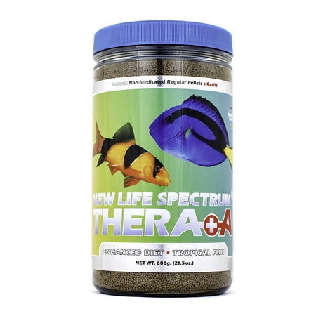 New Life Spectrum Thera A Enhanced Diet Tropical Fish Food Pellets, 600 g