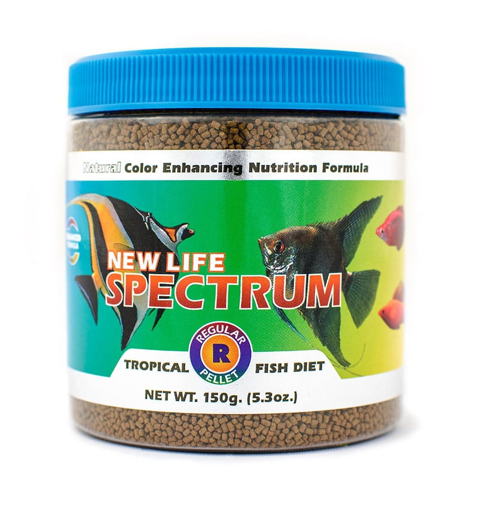 New Life Spectrum Tropical Fish Diet Fish Food Pellets, 150 g