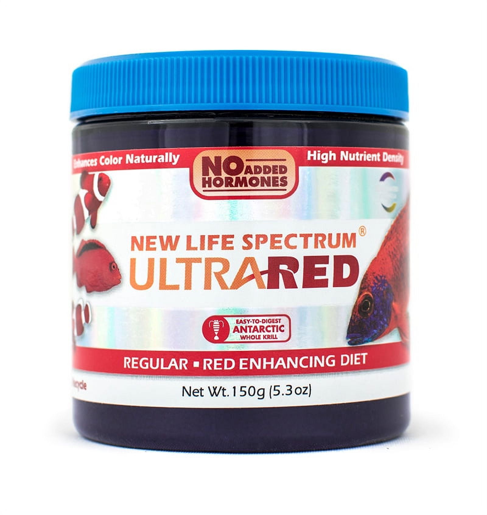 New Life Spectrum UltraRed Color Enhancing High-Density Fish Food Diet, 150 g
