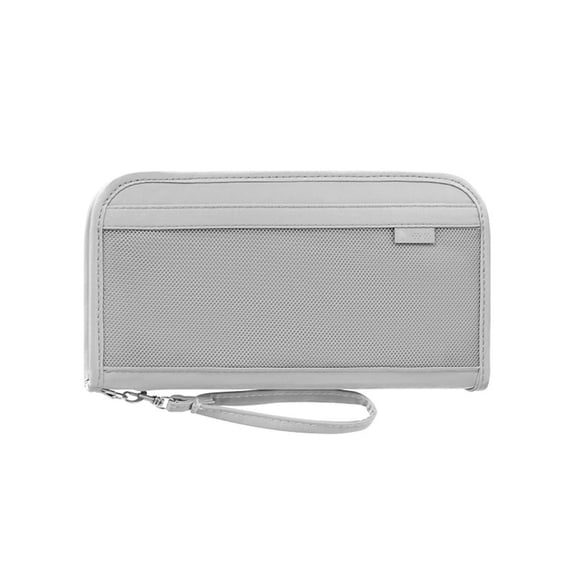 New Lightweight Passport Holder, Cross-Border Document Wallet Anti-Theft Card Holder Handheld Coin Purse Business Trip Case, Gray