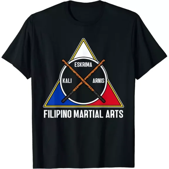 New Limited Arnis Kali Eskrima, Escrima Sticks Filipino Flag T-Shirt Size S-3Xl