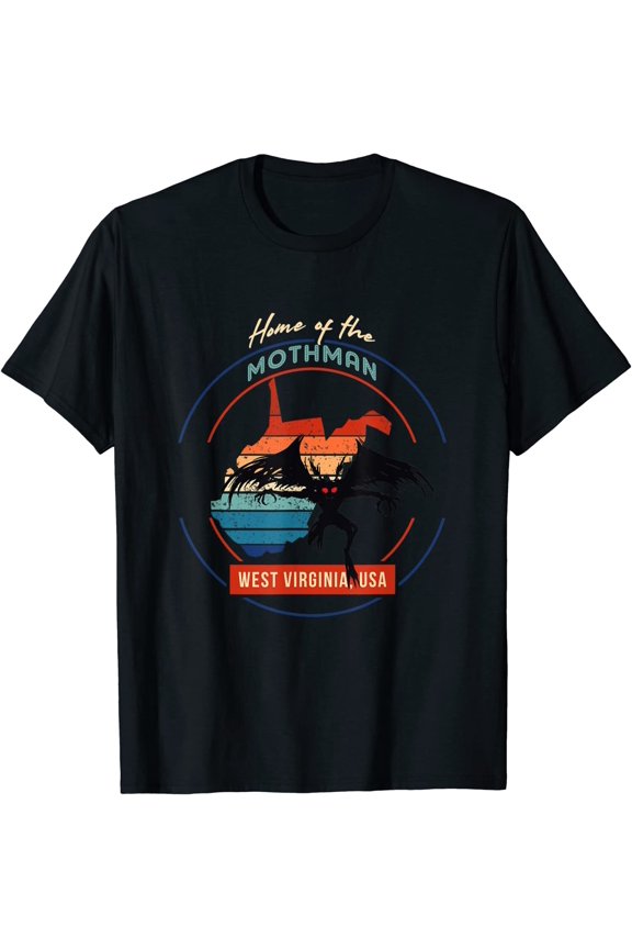 New Limited Cryptid West Virginia Home of the Mothman Folklore T-Shirt