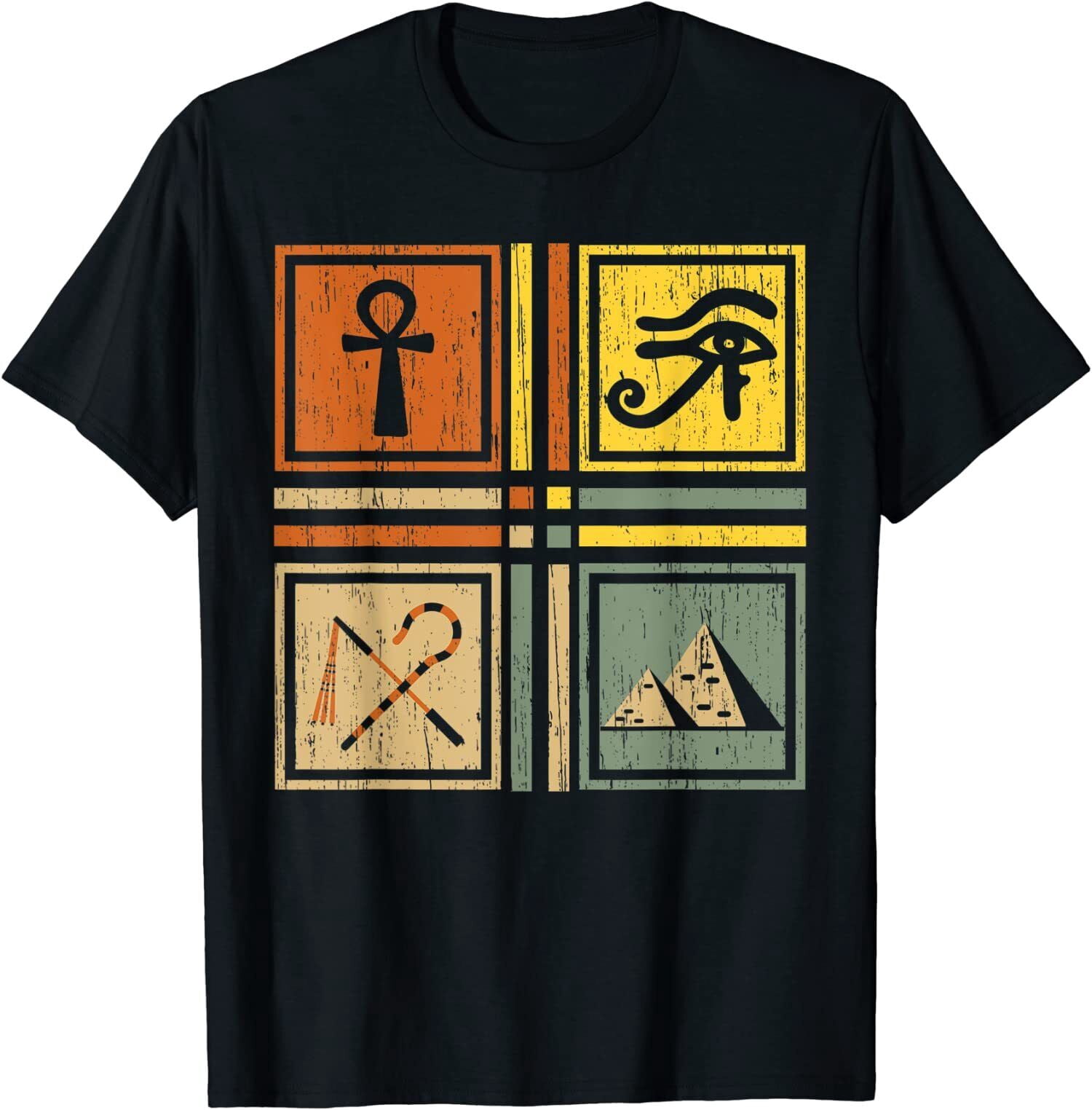 New Limited Egyptian Mythology Egypt Pyramid Ancient Egypt T-Shirt ...
