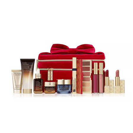 New Limited Estee Lauder 2024 Holiday Beauty Blockbuster Gift Set 11pcs ($625 Value), includes 9 Full-Size Favorites + 2 Deluxe Travel Sizes(Supreme+ Night Cream Choice)