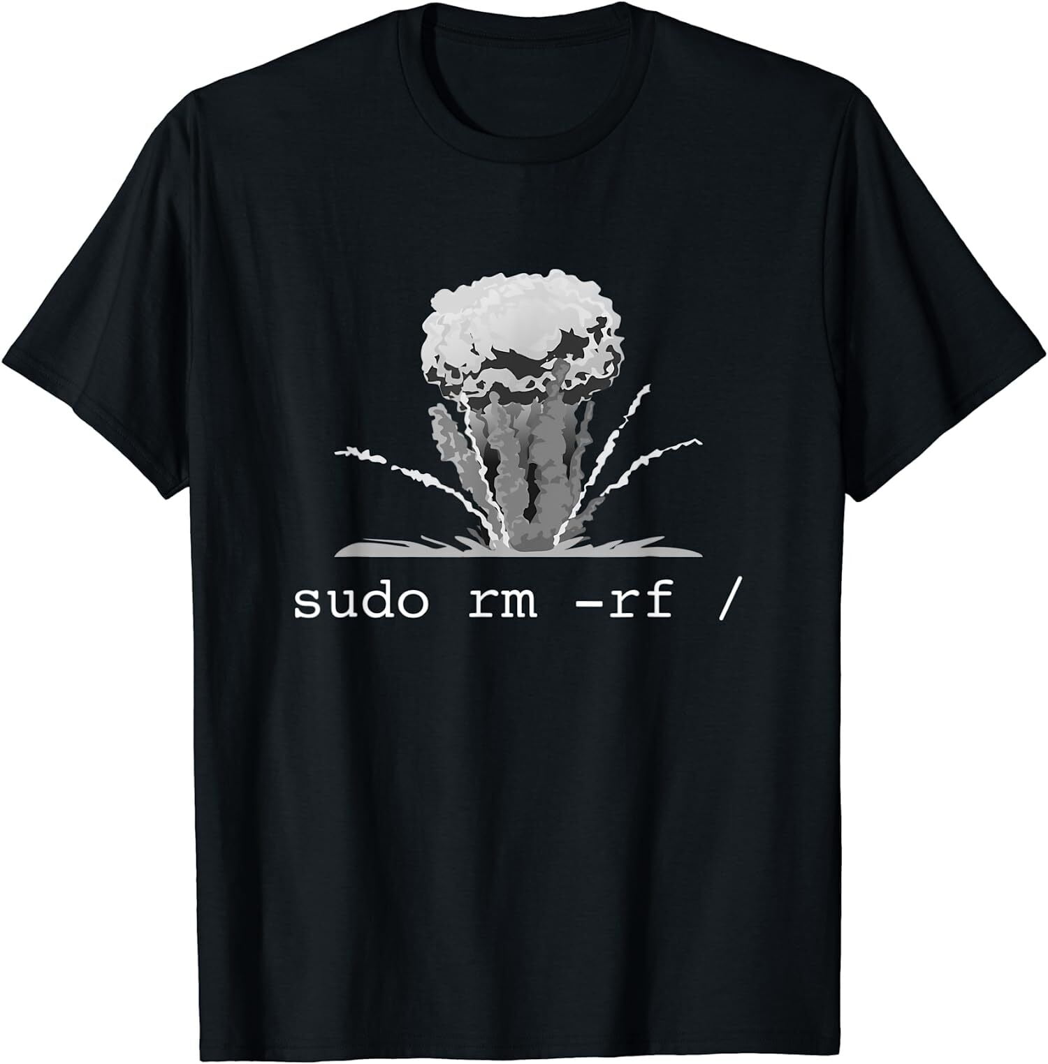 New Limited Funny Linux Gift Command Sudo RM RF T Shirt Free Shipping Walmart