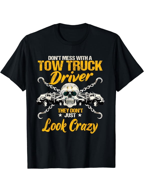 New Limited Funny Operator Wrecker Towing, Tow Truck Driver T-Shirt Made In USA