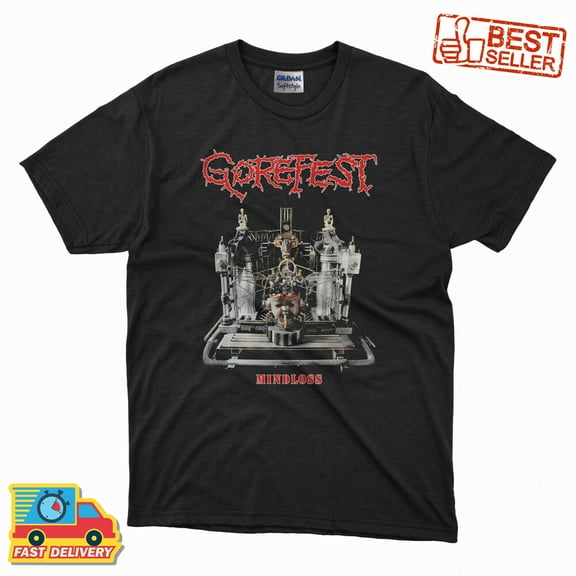 New Limited Gorefest - Intro Mindloss Classic Premium T-Shirt Man Woman S-5XL