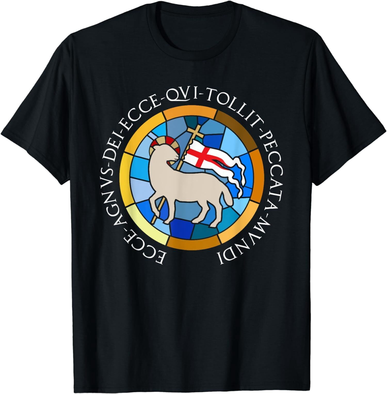 New Limited Lamb of God Agnus Dei Bible Quote Catholic Easter TShirt