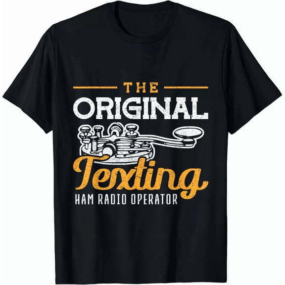 New Limited Morse Code Keyer Original Texting Ham Radio T-Shirt Size S-5XL | eBay