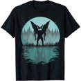 New Limited Mothman Cool Cryptid Full Moon, Mothman T-Shirt Free ...