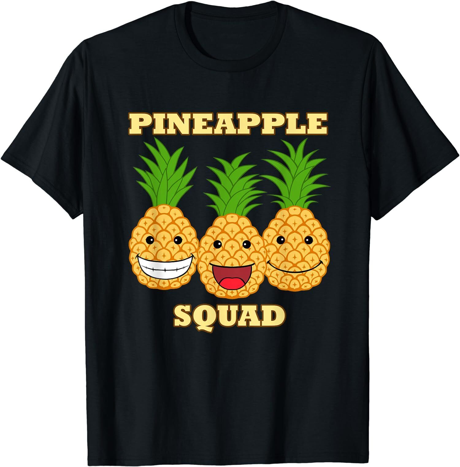 New Limited Pineapple Squad Exotic Fruits Vitamin Healthy TShirt