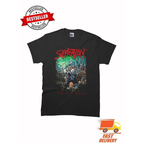 New Limited Suffocation - Effigy of the Forgotten MAN WOMAN T-Shirt S to 5XL
