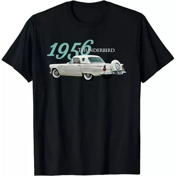 New Limited Vintage 1956 Thunderbird, Classic American Sports Car, 1950S T-Shirt Unisex S-5XL Hot Trending Shirt, Vintage Birthday Gift