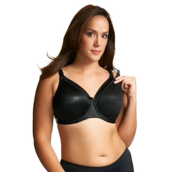 New Lingerie Smoothing UW Moulded Nursing Bra 3912 Black 44E