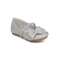 thumbnail image 1 of New Little Angel Teshi400D Glitter Mary Jane Bow Decor Ballet Flat (Infant/Girl), 1 of 5