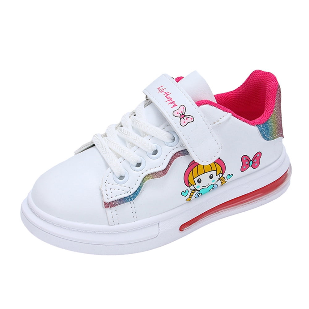 New Little Girls Casual Soft Flat Shoes Cute Fashion Sports Shoes Kids