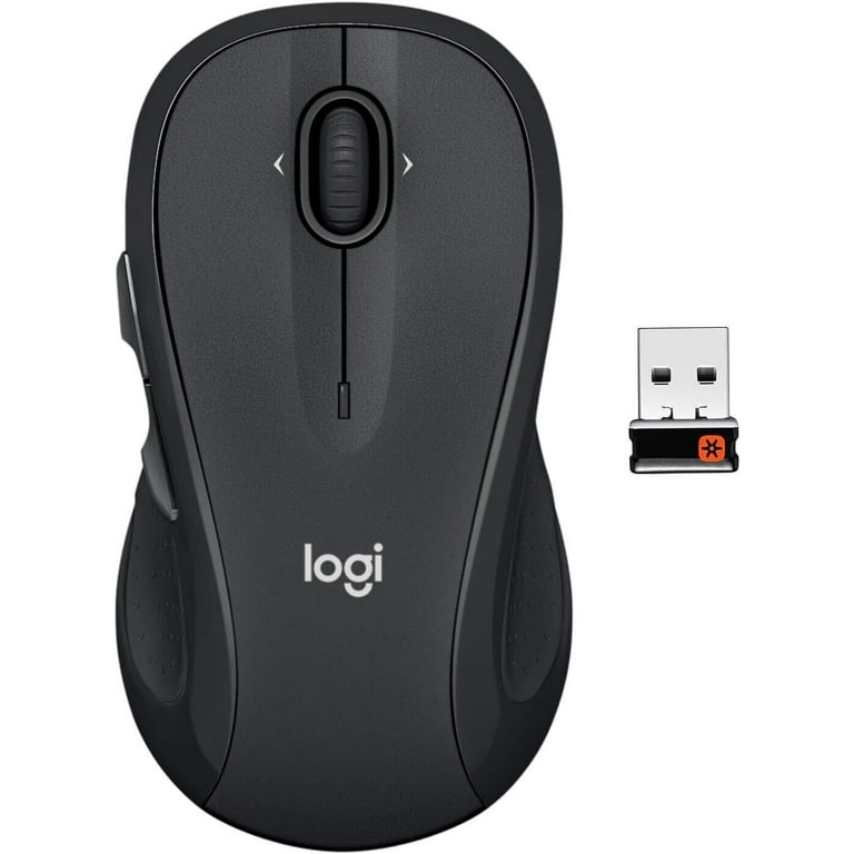 Logitech M510 Mouse Laser 5 Buttons Wireless 2.4 GHz USB Wireless Receiver