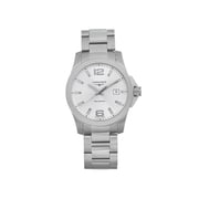 New Longines Conquest 41mm Steel Silver Dial Quartz Mens Watch L3.759.4.76.6