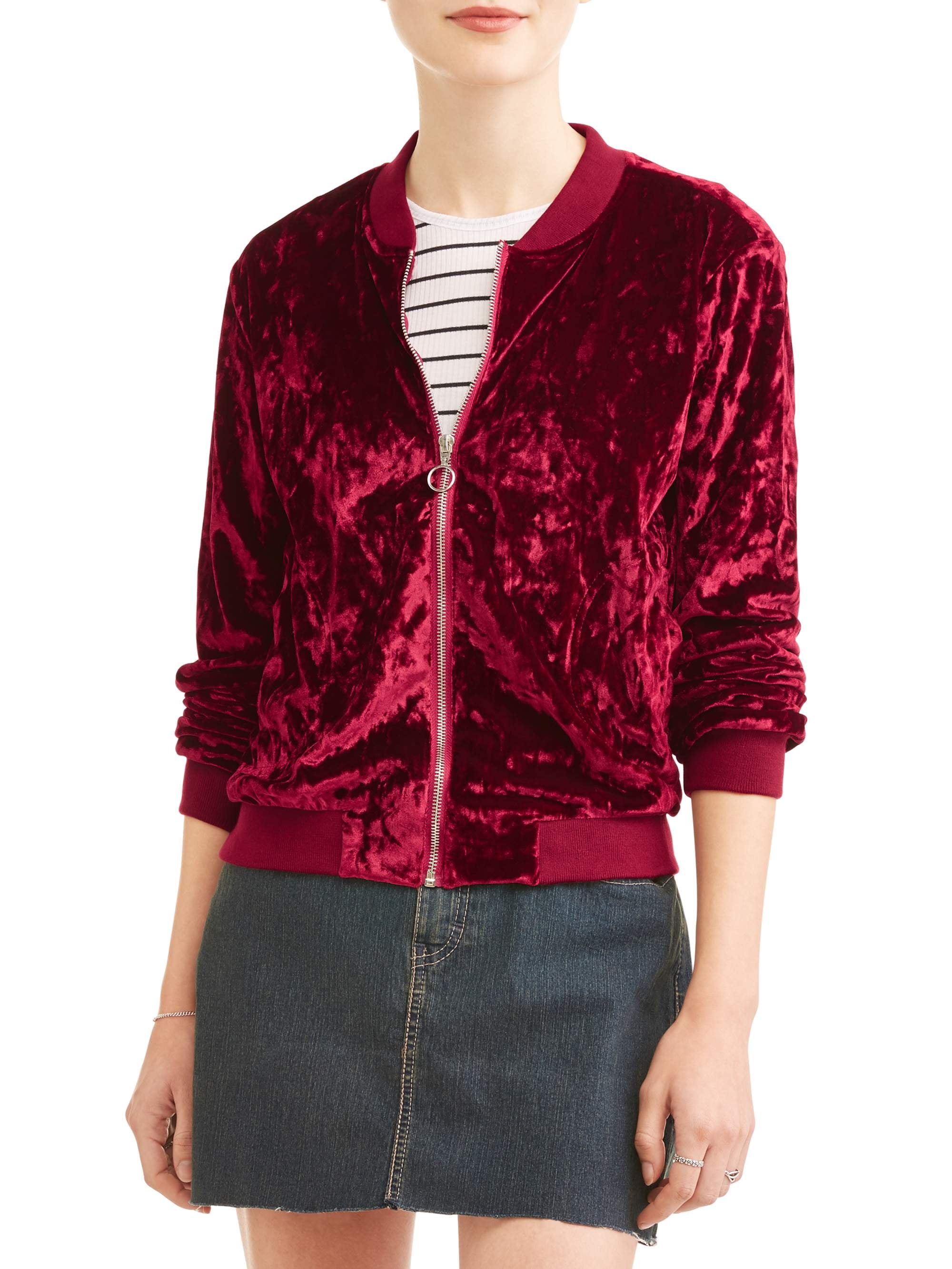 New look velvet jacket top
