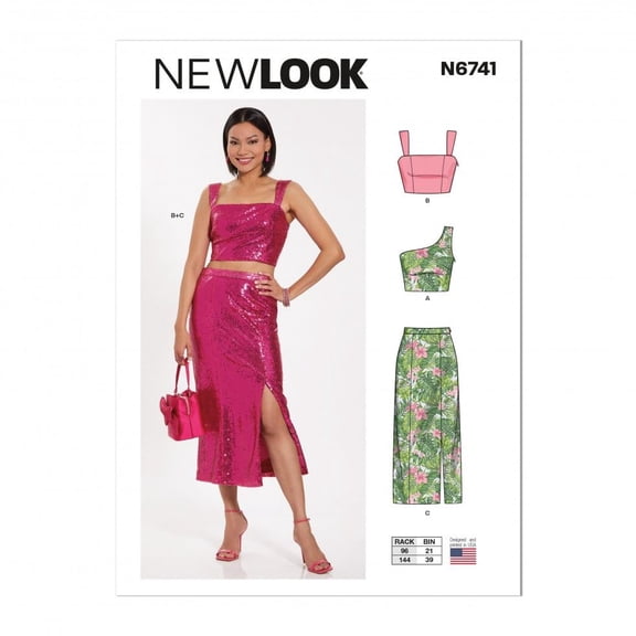 New Look Pattern N6741 Misses Two Piece Dresses