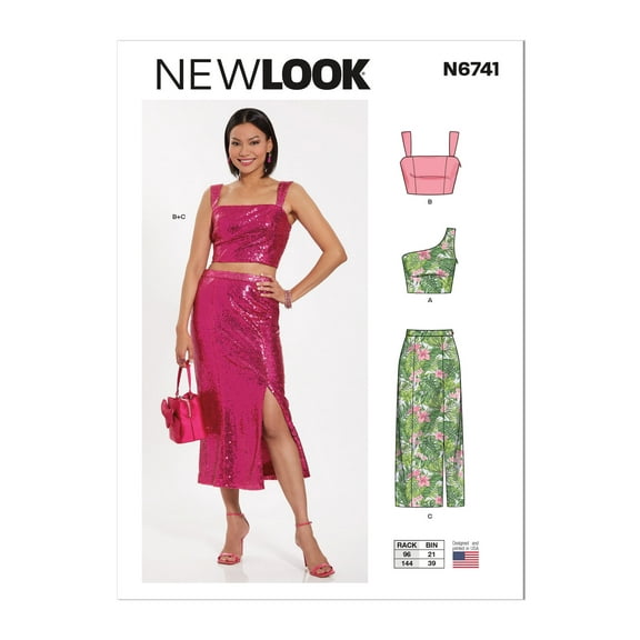 New Look Pattern N6741 Misses Two Piece Dresses